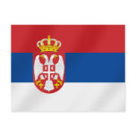 Serbian Flag of Serbia - Show off for Srbija postcards