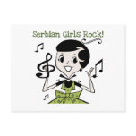 Serbian Girls Rock Post Card