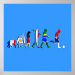 Serbian soccer players Srbija flag football tops posters