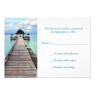 Serenade Jetty Beach Wedding RSVP