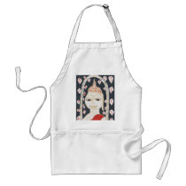 serene buddha Kitchen Apron
