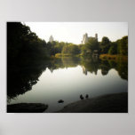 Serene Central Park Landscape, NYC, Small Poster