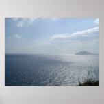 Serene Greek Waters Poster