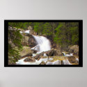 Serene Waterfall Poster - High Tatras Slovakia posters