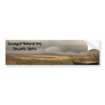 Serengeti National Park Tanzania, Africa bumper stickers