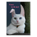Serenity as Bunny card - customized