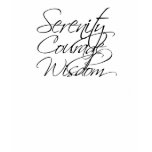 Serenity Courage Wisdom T t-shirts