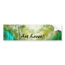 Serenity From Original Painting Bumper Stickers