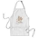 Serenity in Kanji Apron