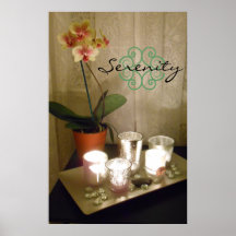 Serenity Orchid Poster