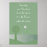 Serenity - peace within the storm poster