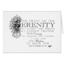 Serenity Prayer Cards