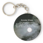 Serenity Prayer Full Moon Keychain
