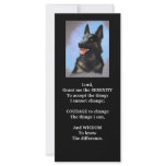 SERENITY PRAYER: GERMAN SHEPHERD ARTWORK rack cards
