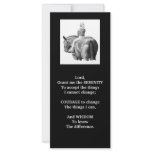 SERENITY PRAYER:GIRL:HORSE:PENCIL ART:RACK CARD rack cards