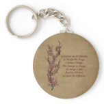 Serenity Prayer Inspirational Quote Keychain