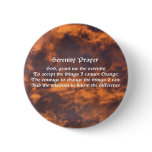 Serenity Prayer Morning Sky Affirmation Button Pin