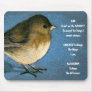 SERENITY PRAYER MOUSE PAD with JUNCO