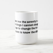 Serenity Prayer Mug