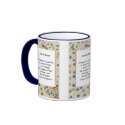 Serenity Prayer Peacock Design Motivational Mug