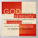 Serenity Prayer posters