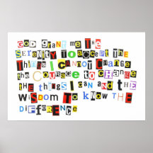 Serenity Prayer Print
