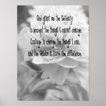 serenity prayer print