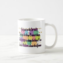 Serenity Prayer T-shirts and Gifts Coffee Mug