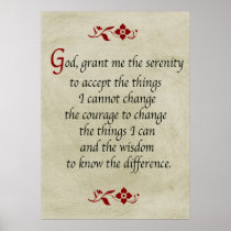Serenity Prayer/Vintage Style