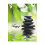 Serenity - Stacked Zen Rock Post Card
