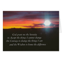 serenity sunset 3 cards
