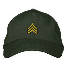 Sergeant Embroidered Baseball Caps