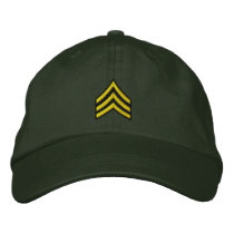 Sergeant Embroidered Baseball Caps