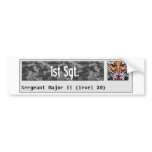 Sergeant Major II bumper stickers