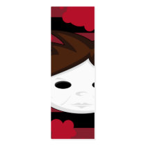 Serial Killer Bookmark Business Card Templates