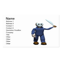 Serial Killer Stalker Business Card Templates