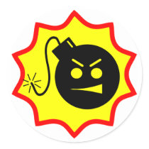 Serious Bomb Stickers