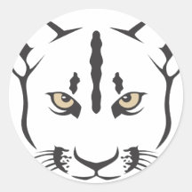 Serious Cougar Cat Sticker