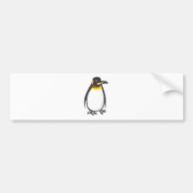 Serious Emperor Penguin Bumper Stickers