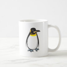 Serious Emperor Penguin Mugs