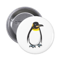 Serious Emperor Penguin Pins