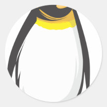 Serious Emperor Penguin Sticker