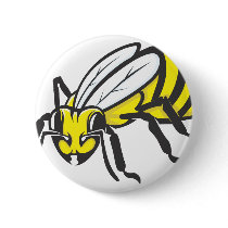 Serious Honey Bee Insect