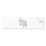 Serious Leafy and Weedy Sea Dragon Bumper Sticker