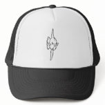 Serious Mola Fish in Black and White Hat