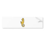 Serious Seahorse Fish Bumper Stickers
