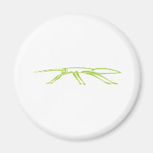 Serious Stick Insect Fridge Magnet