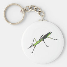 Serious Stick Insect Keychain