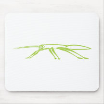 Serious Stick Insect Mousepads