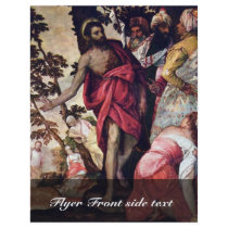 Sermon Of John The Baptist By Veronese Paolo Flyer